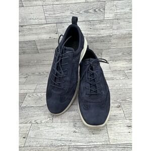 Ecco Soft 7 Men's‎ Lace Up Perforated Suede Leather Sneakers Casual Shoes
